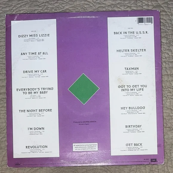 Vintage 1976 The Beatles Vinyl